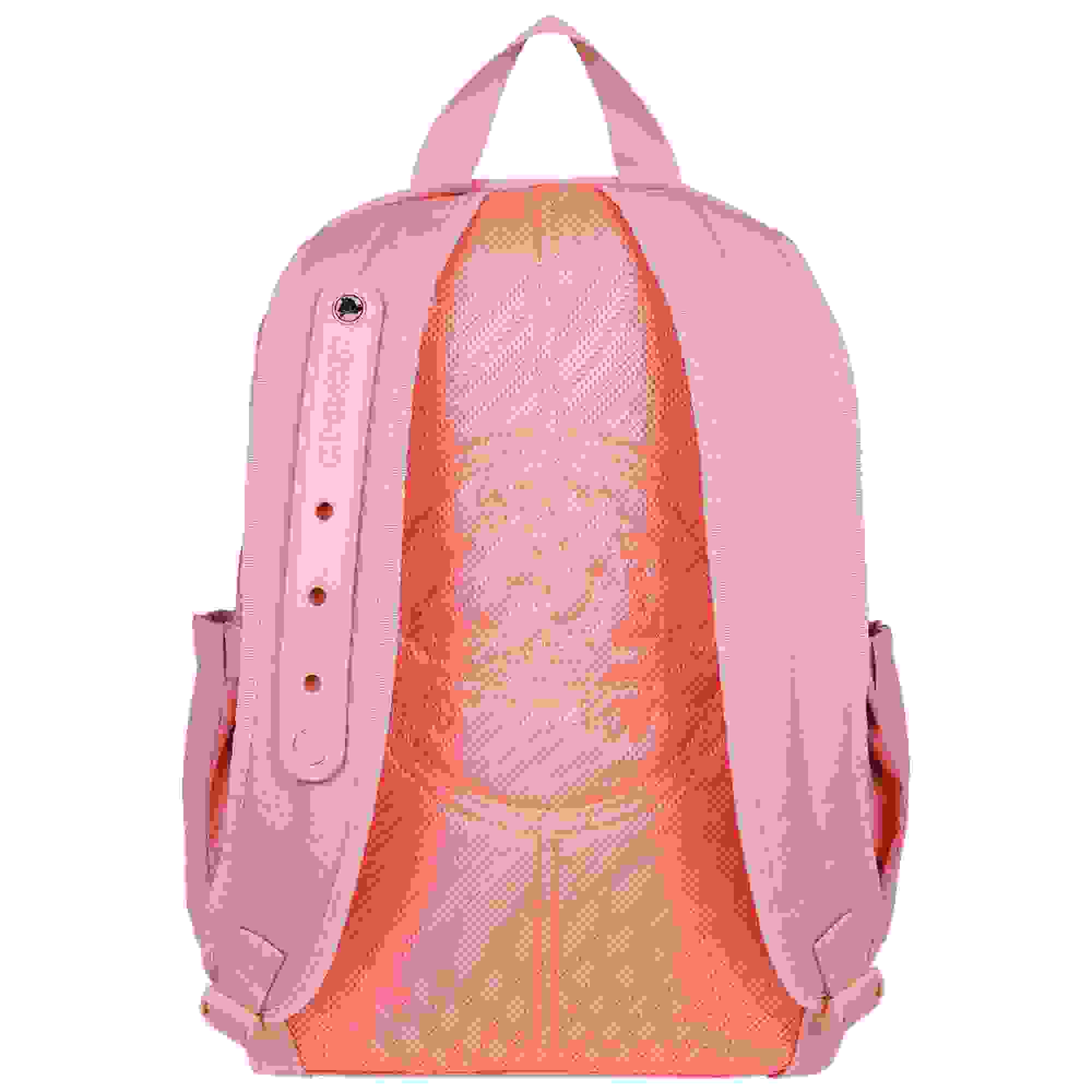 Crocs Lightweight Molded Front Storage Pocket Powder Pink Backpack